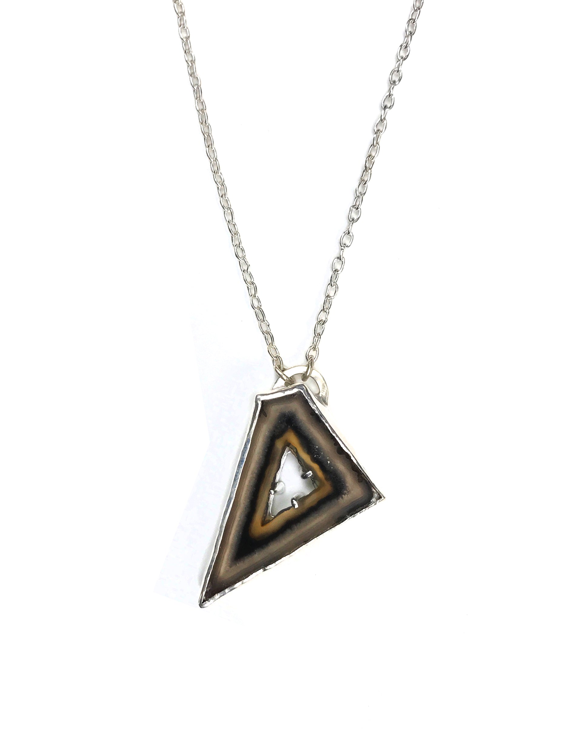 Polyhedron Agate Necklace