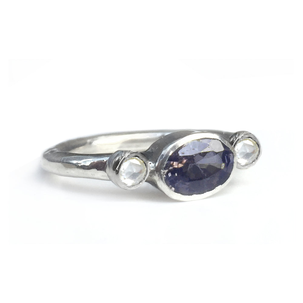 Purple Spinel Engagement Ring
