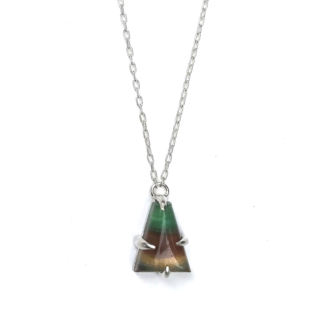 Banded Fluorite Necklace