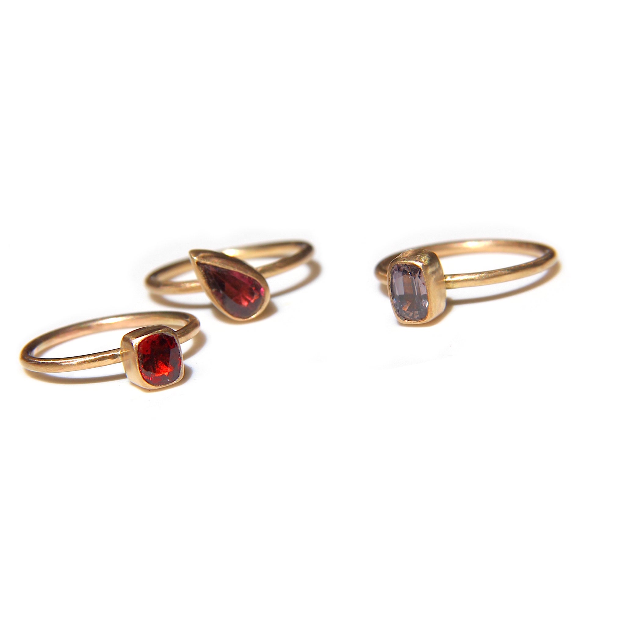 Red Spinel Soloist Ring