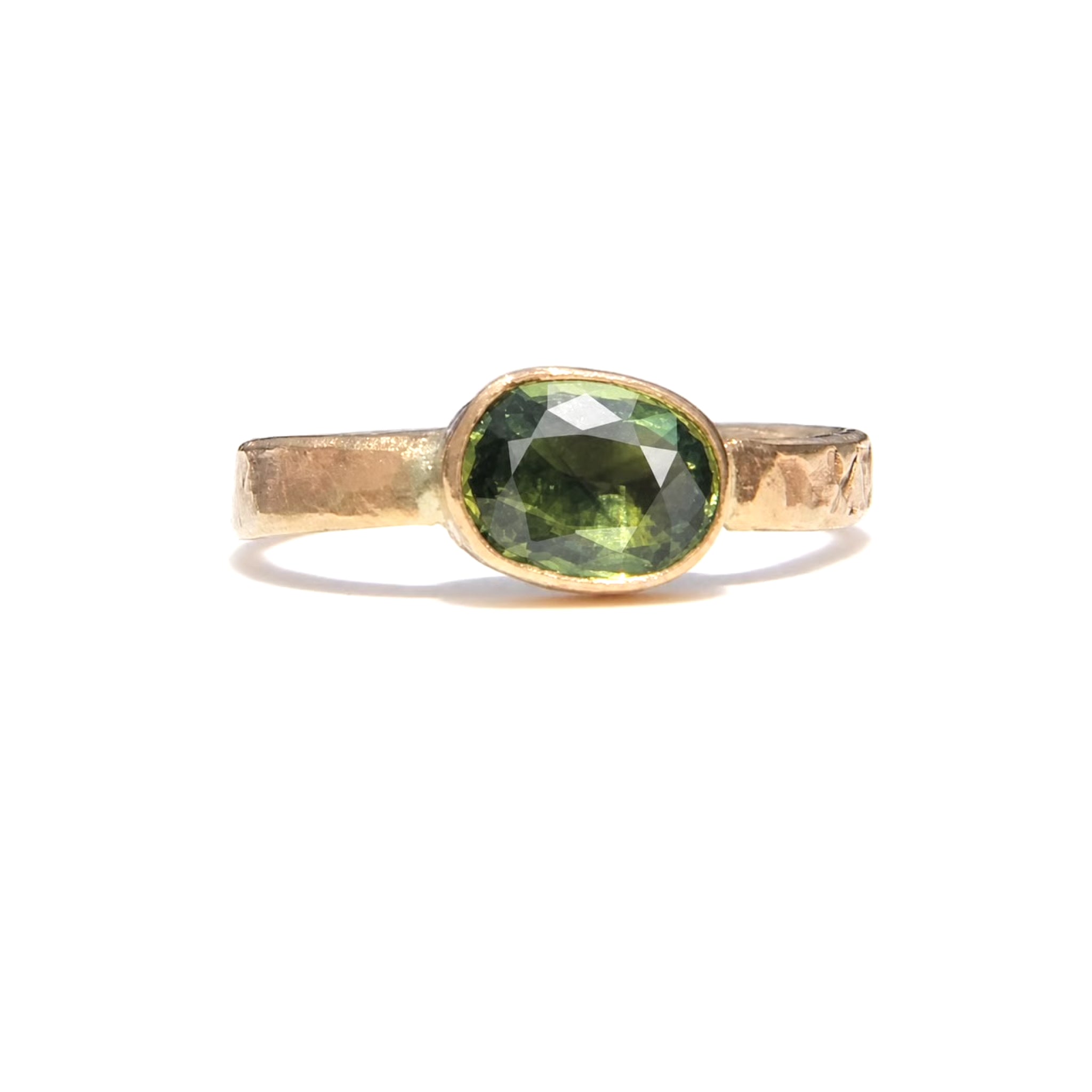 Parti Sapphire Ring in gold