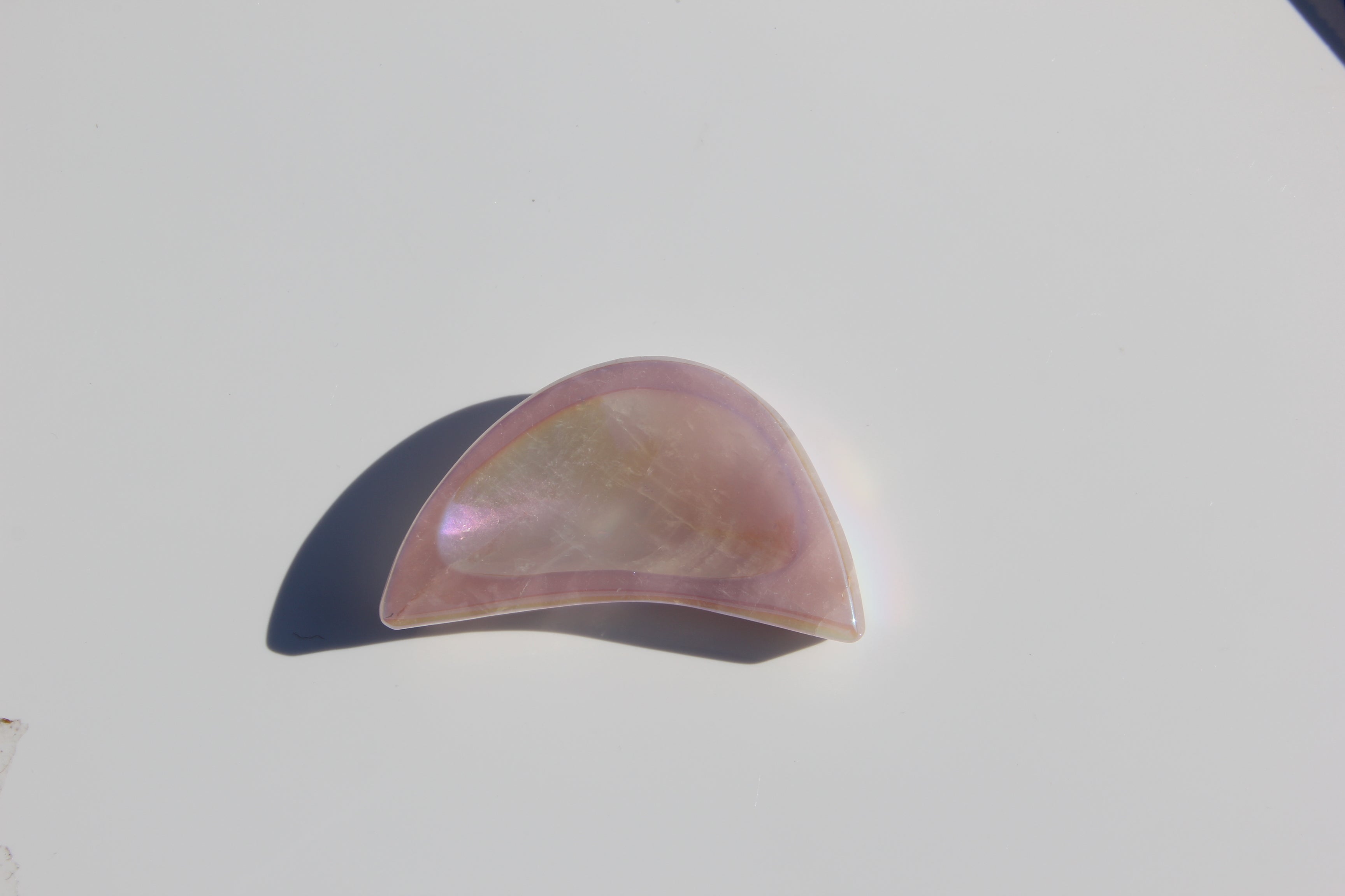Aura Quartz half moon dishes