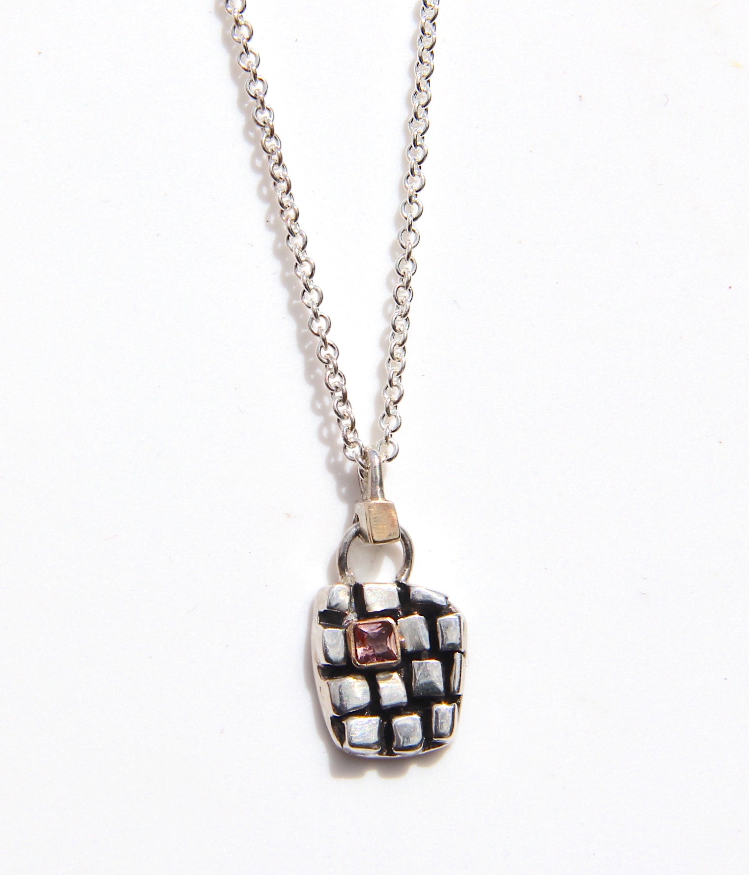 Follow Your Eyes Reversible Pink Tourmaline Necklace