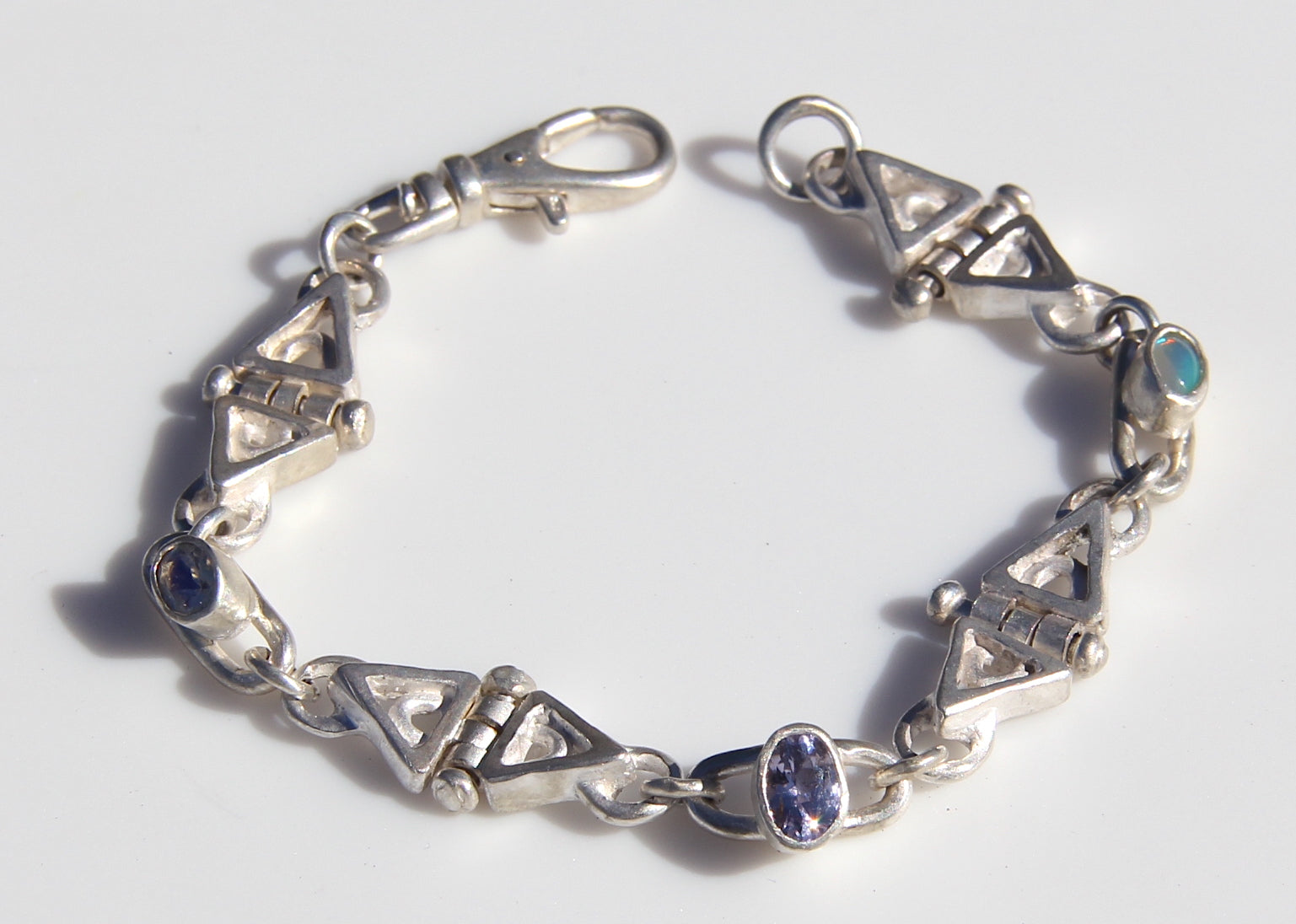 Hinged Triangle Bracelet