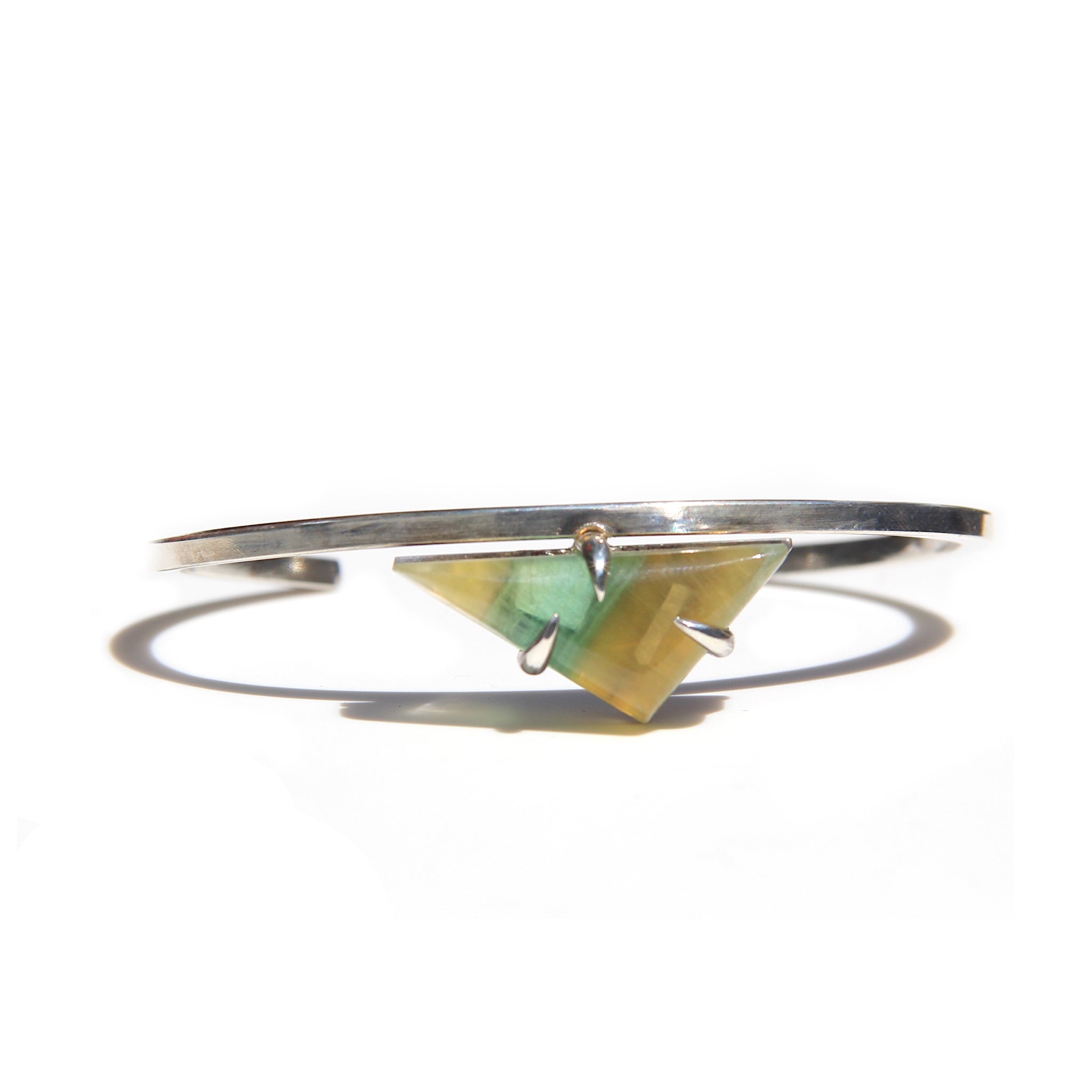 Banded Triangular Fluorite Cuff
