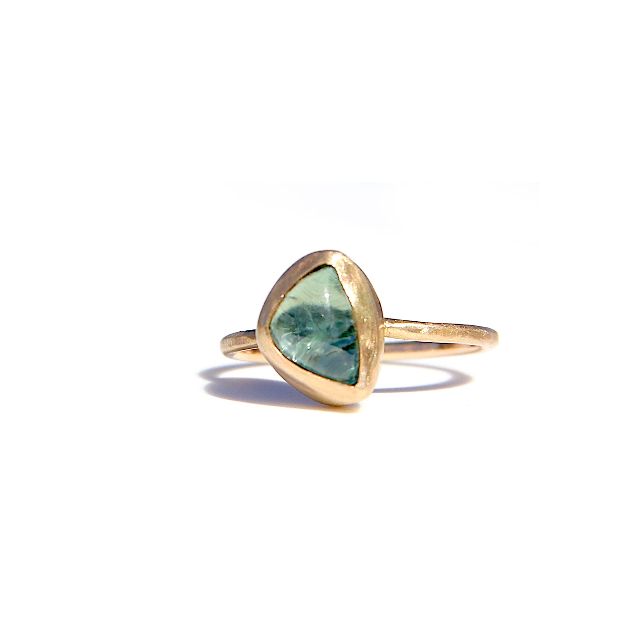 Blue-green tourmaline Ring