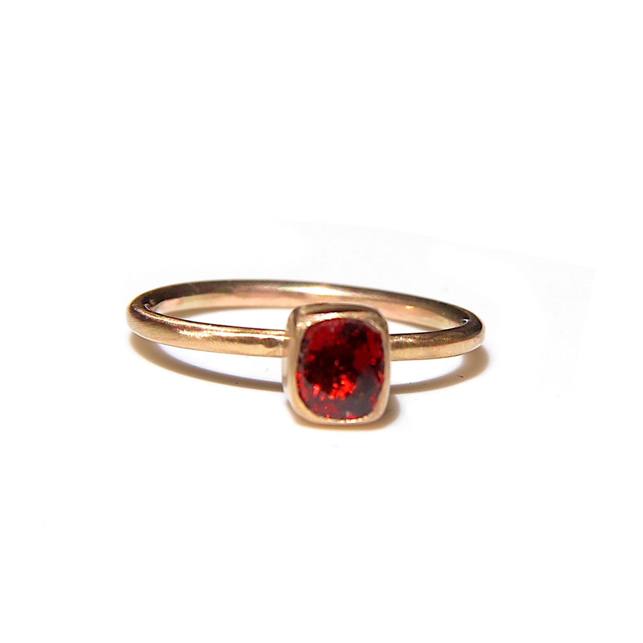 Red Spinel Soloist Ring