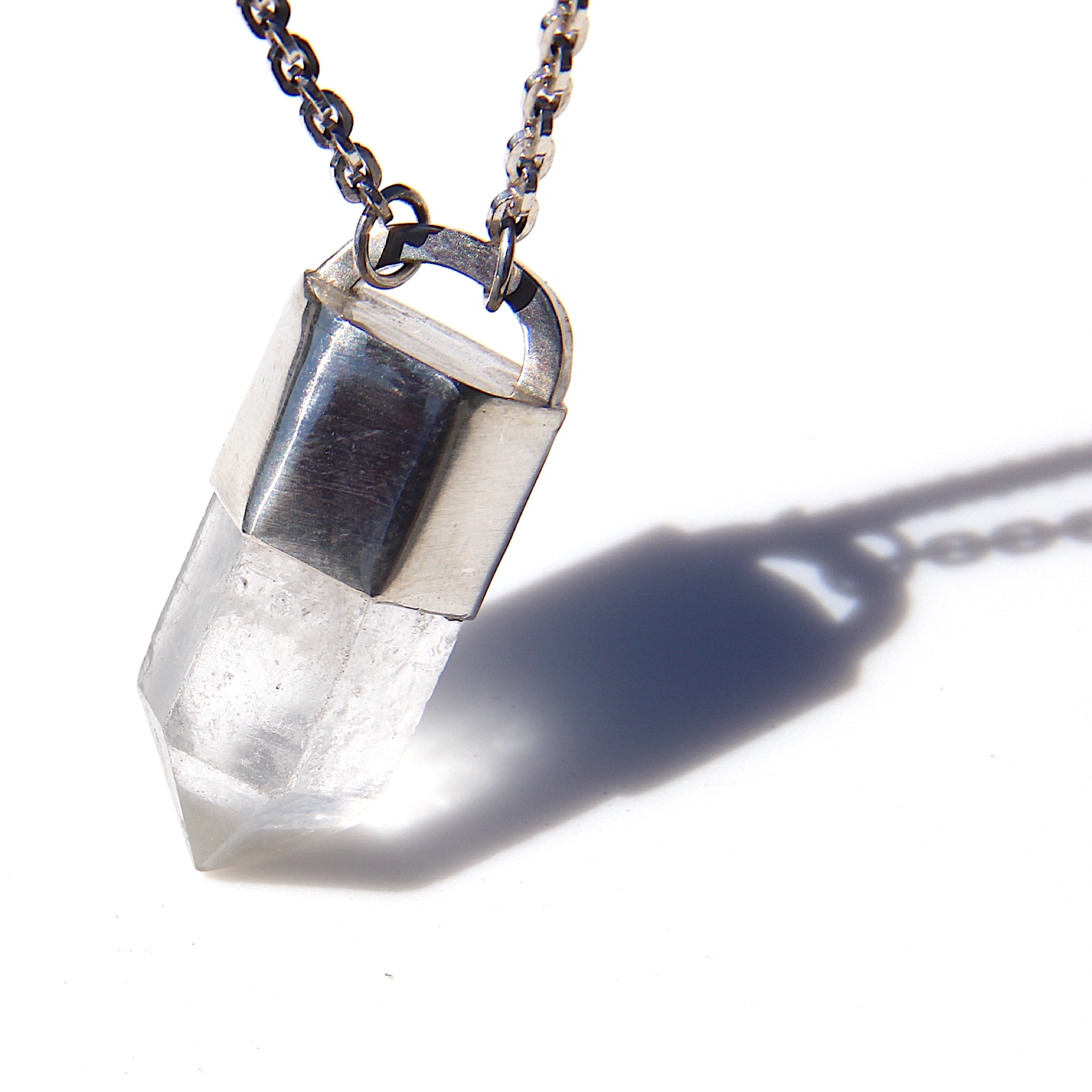Quartz Crystal Point Necklace