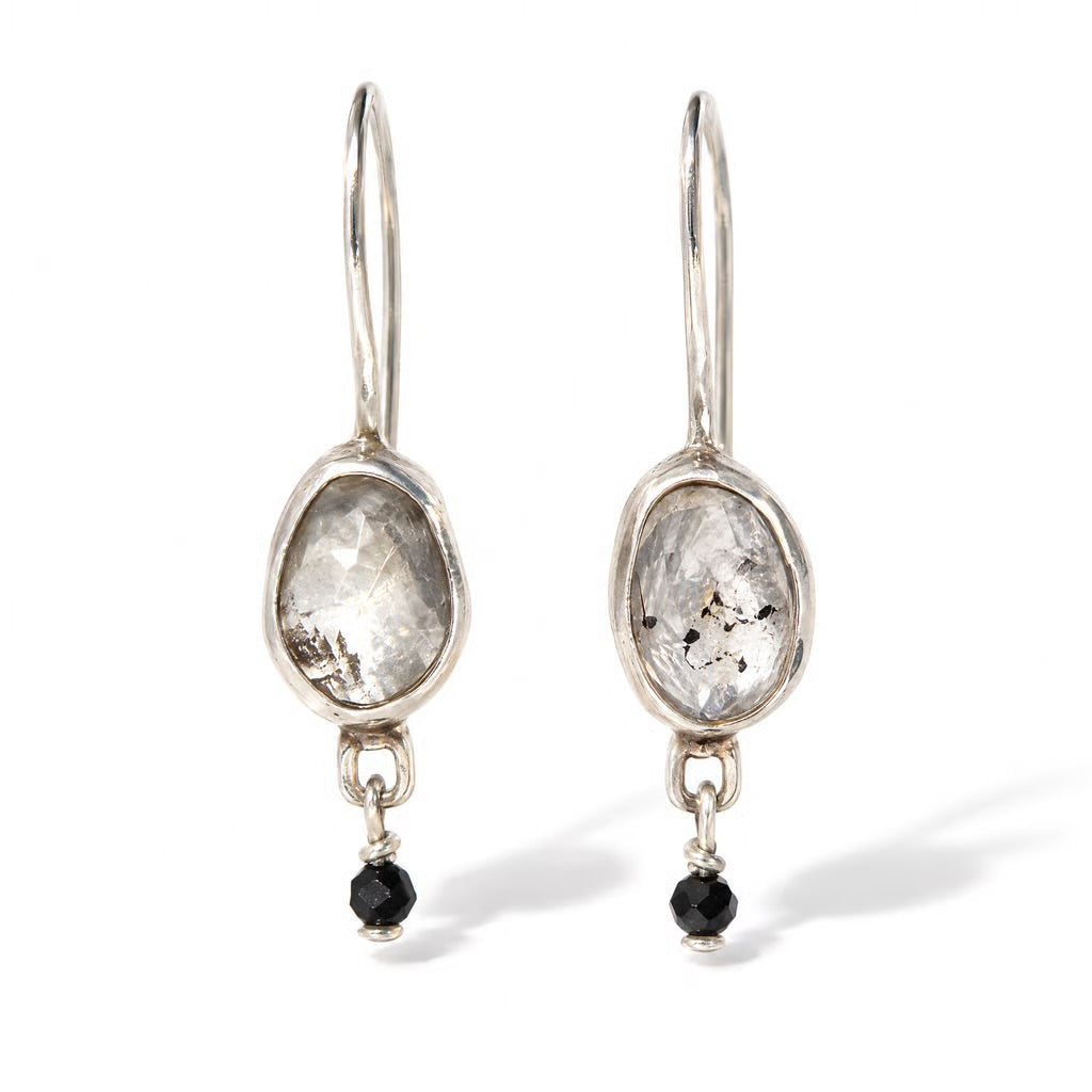 Herkimer Diamond drop earrings