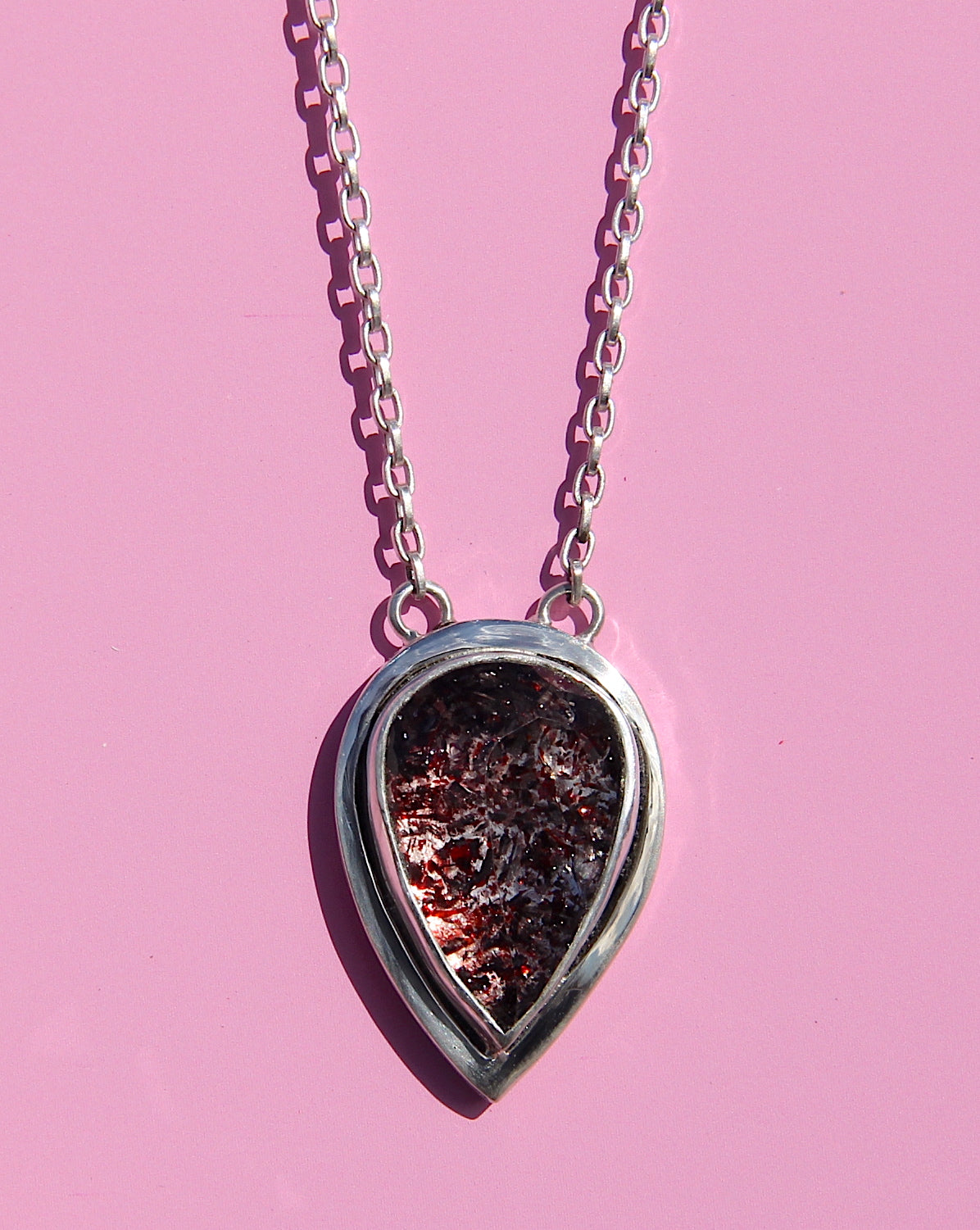 Strawberry Quartz Necklace