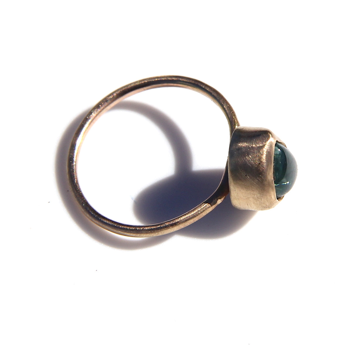 Blue-green tourmaline Ring