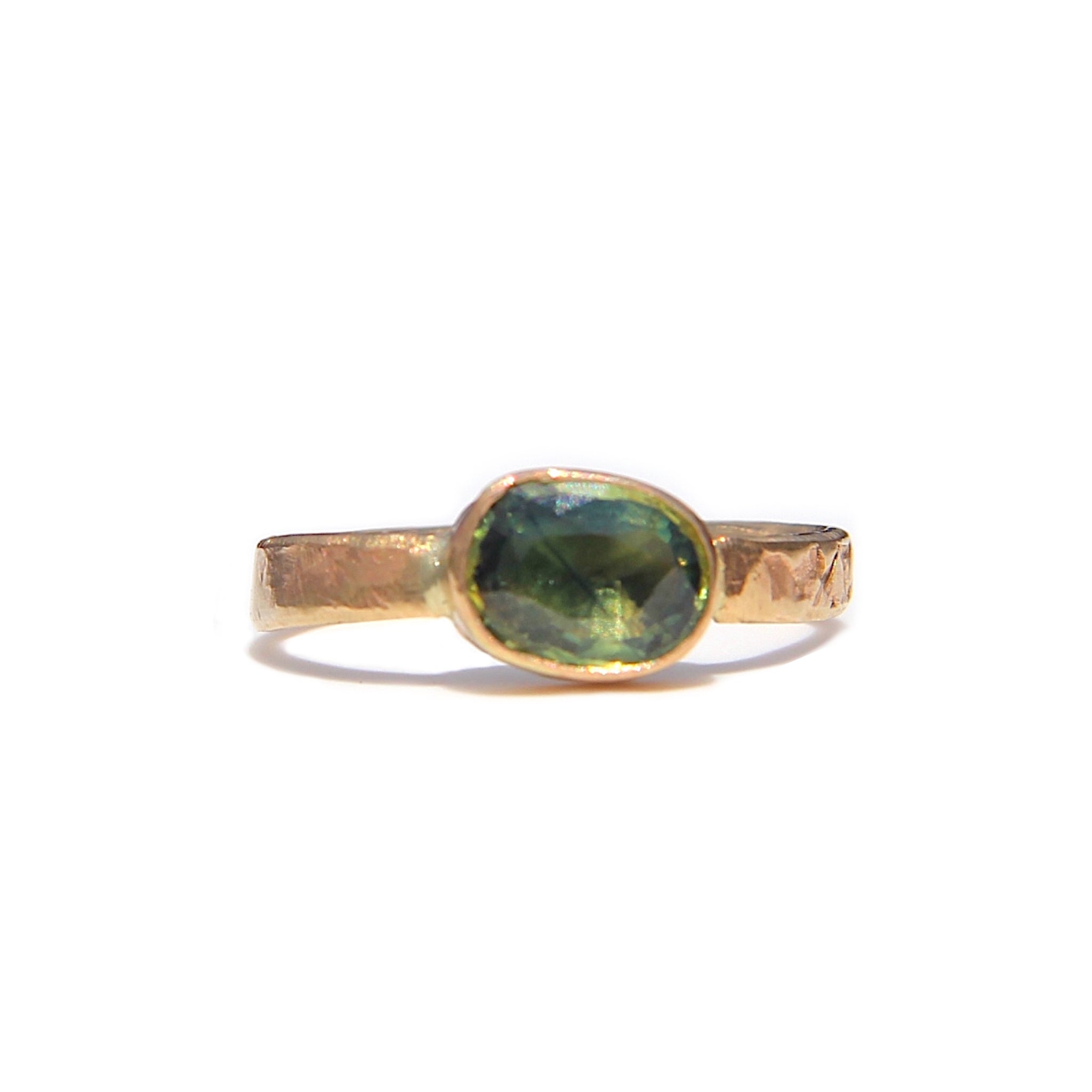 Parti Sapphire Ring in gold