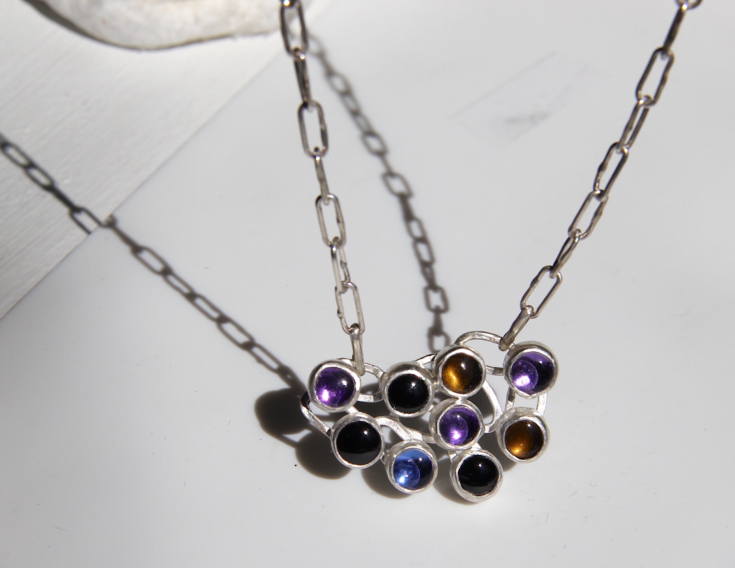 Honeycomb Dot Necklace