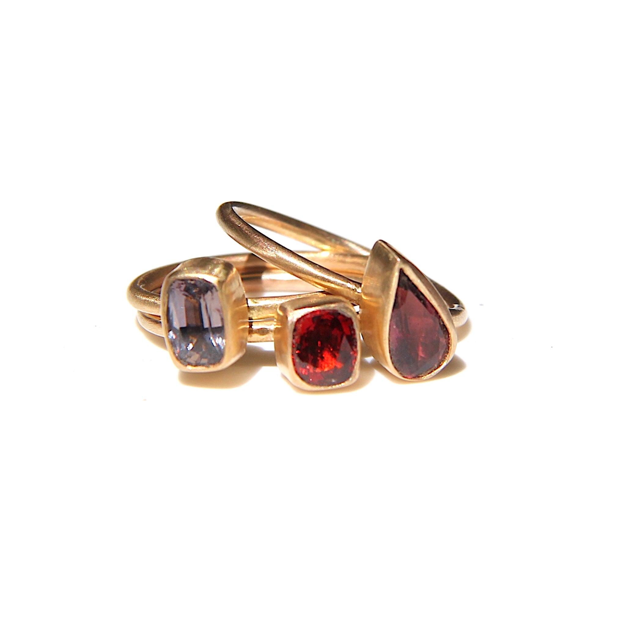 Red Spinel Soloist Ring
