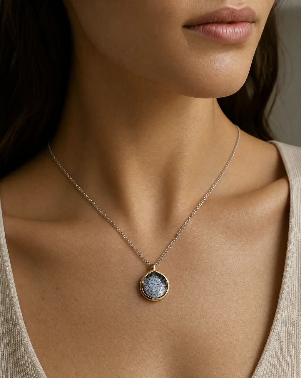 Super Seven Disco Pendant Necklace