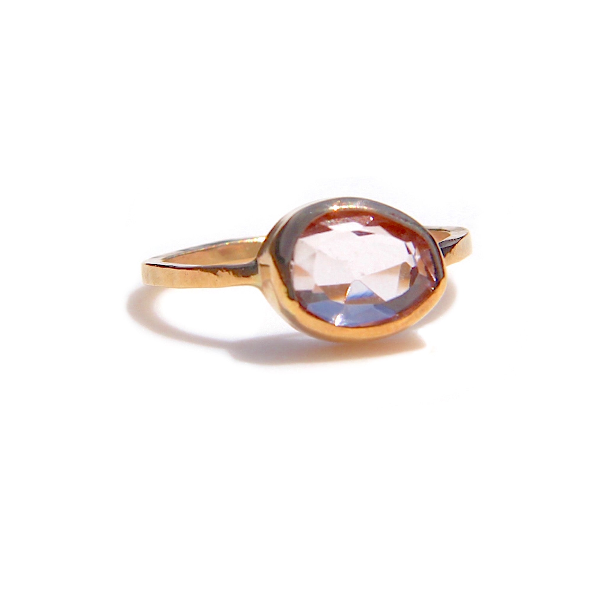 Morganite Gold Ring