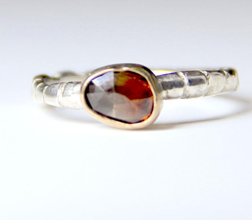 Bi-Color Zircon Ring
