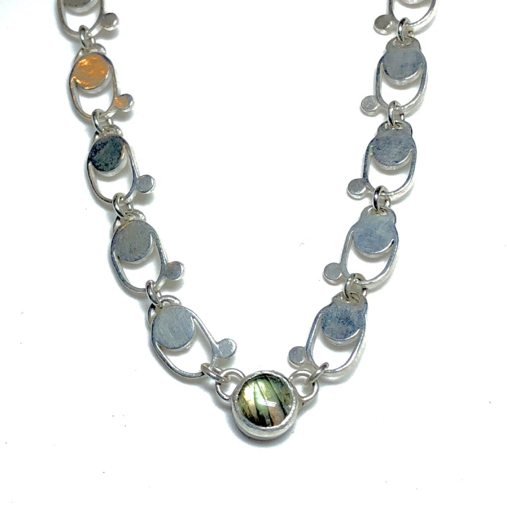 Life On Mars Necklace from the Bowie Collection by Lady J Jewelry
