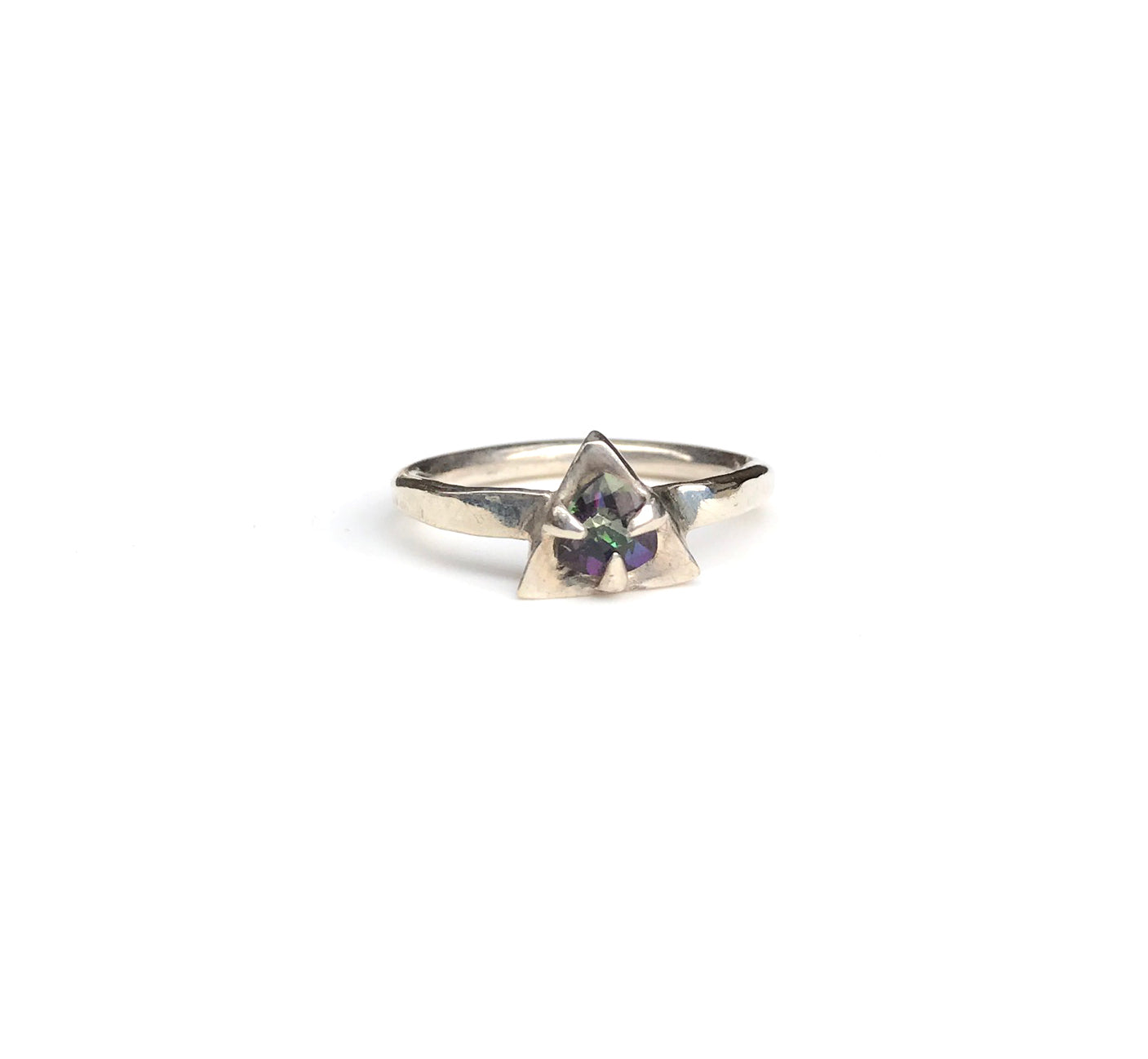 Mystic Topaz Trillion Ring
