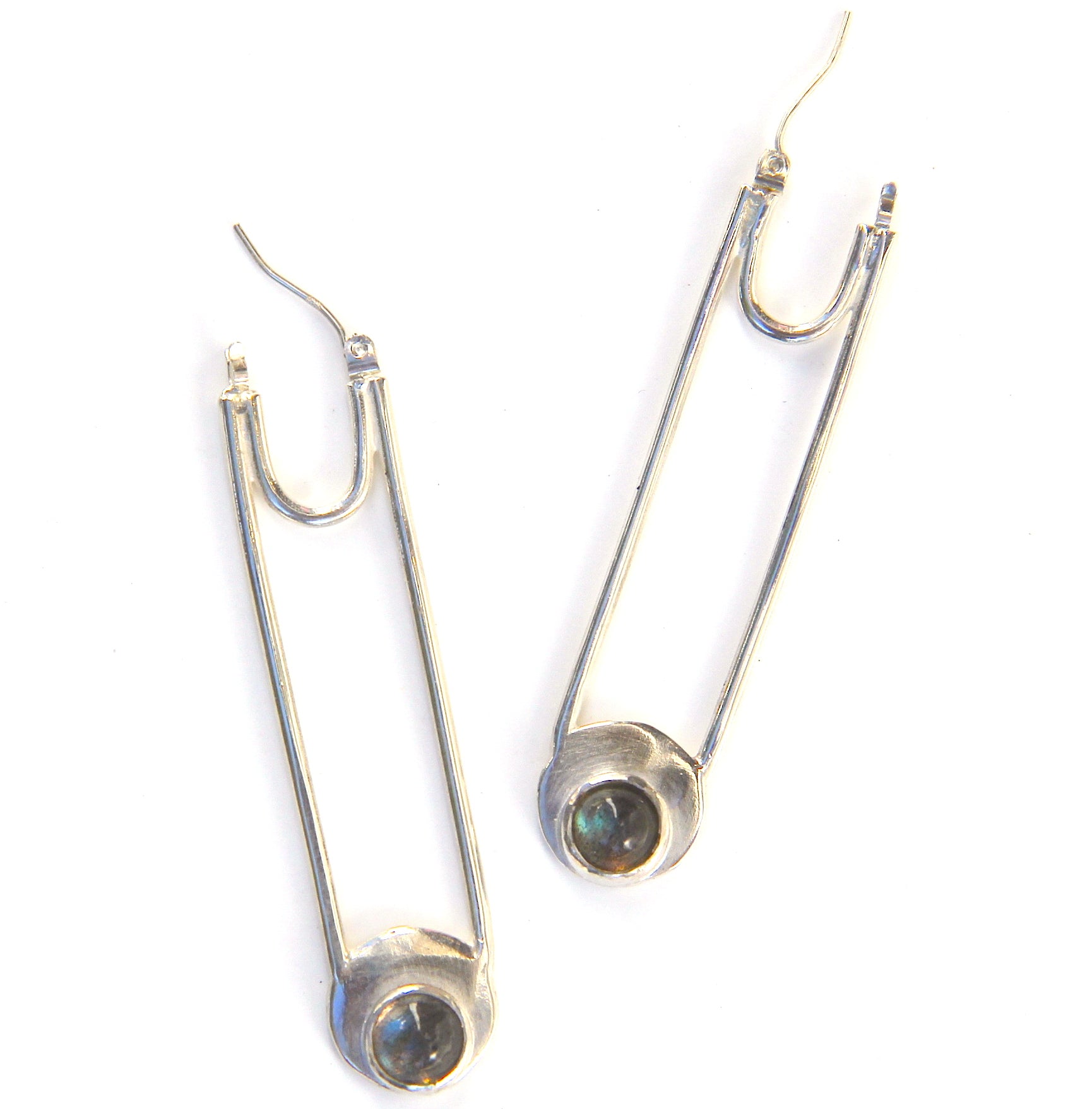 Moonage Daydream Earrings with labradorite