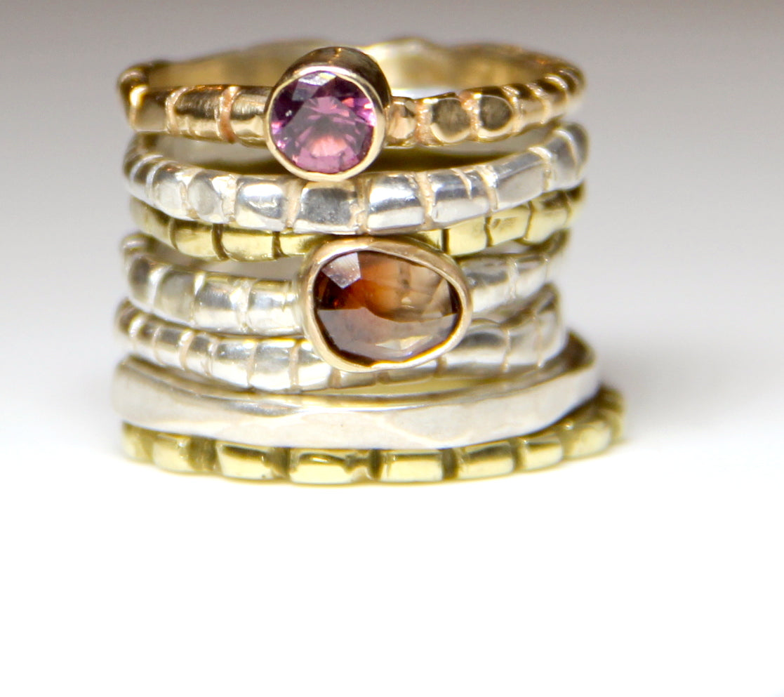 Bi-Color Zircon Ring