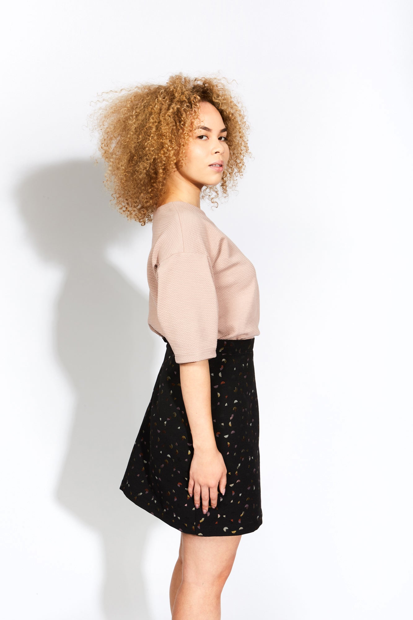 Eve Gravel Digital World Skirt