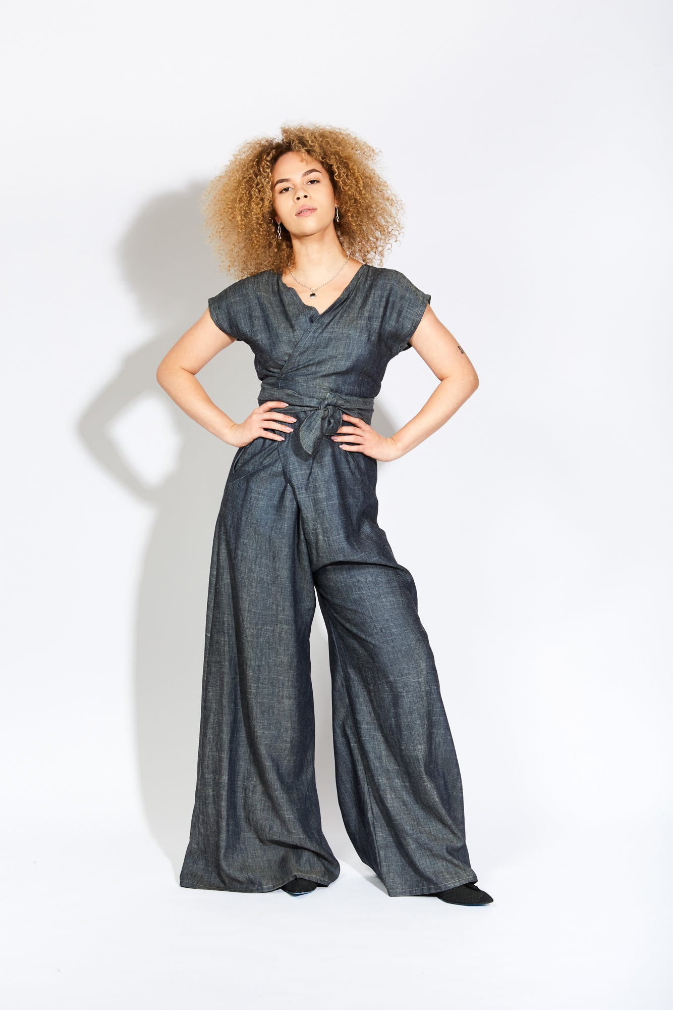 SDN Wide-Leg Jumpsuit