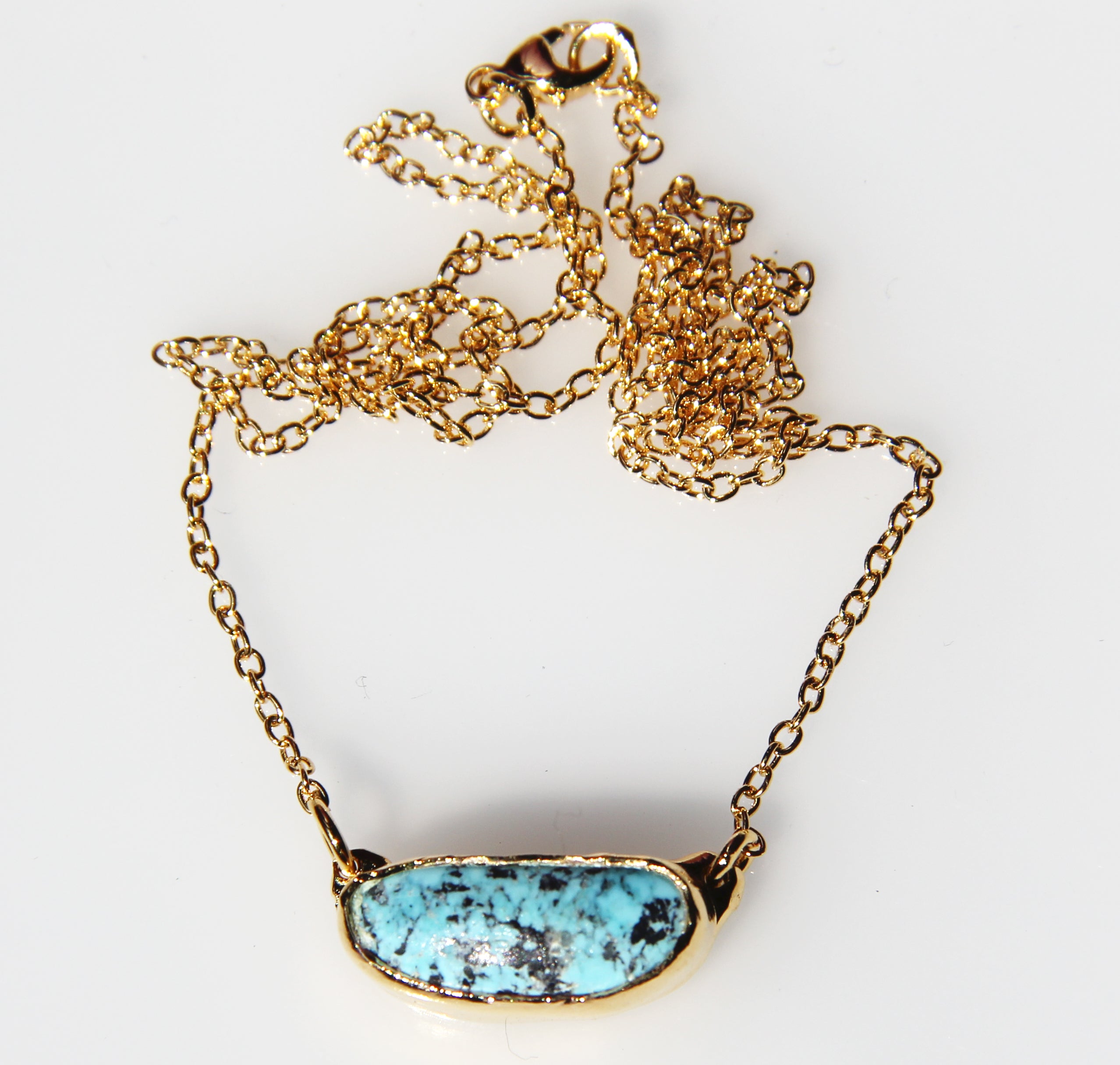 Gold Turquoise Necklace