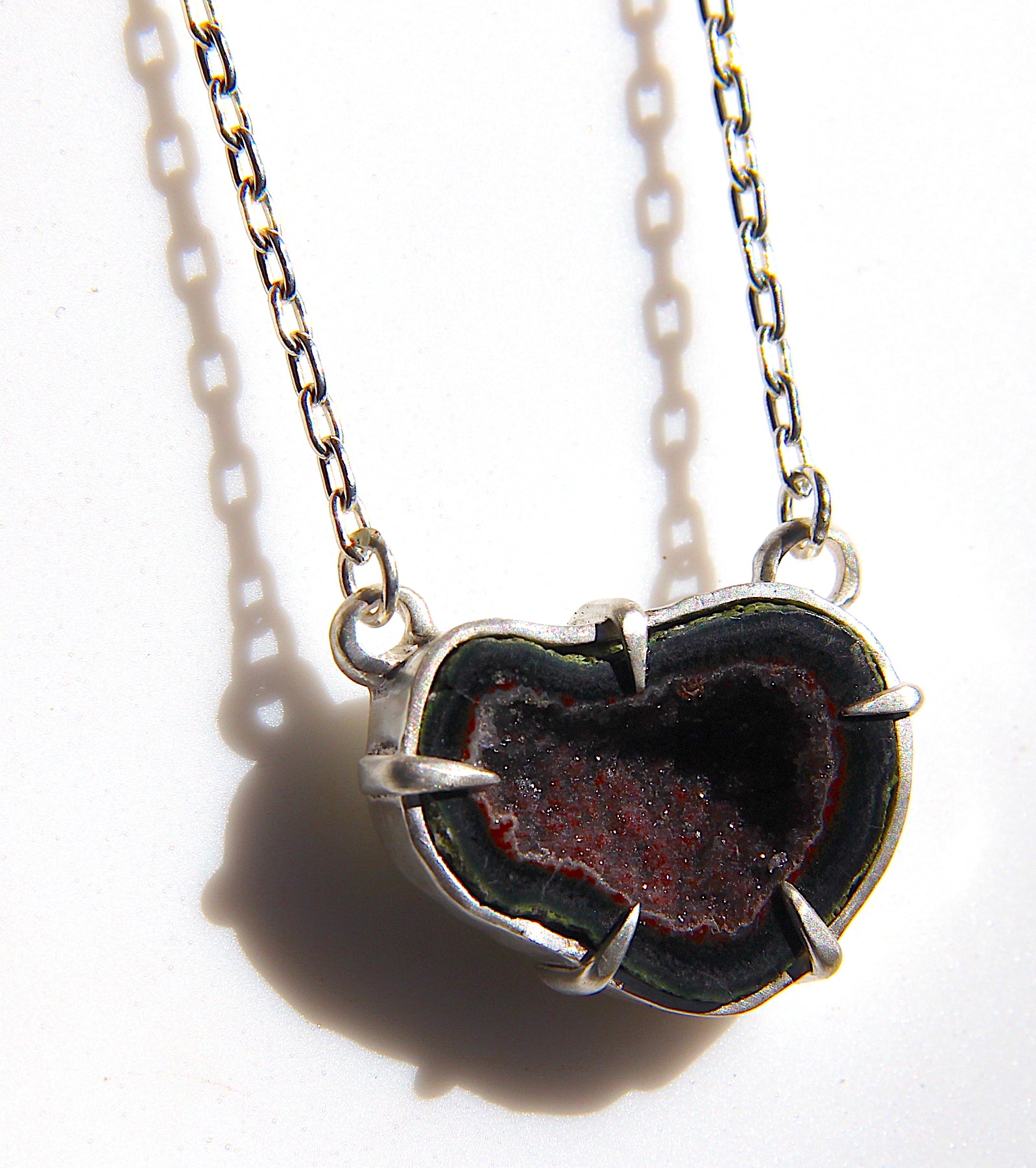 Tabasco Geode Oval Necklace