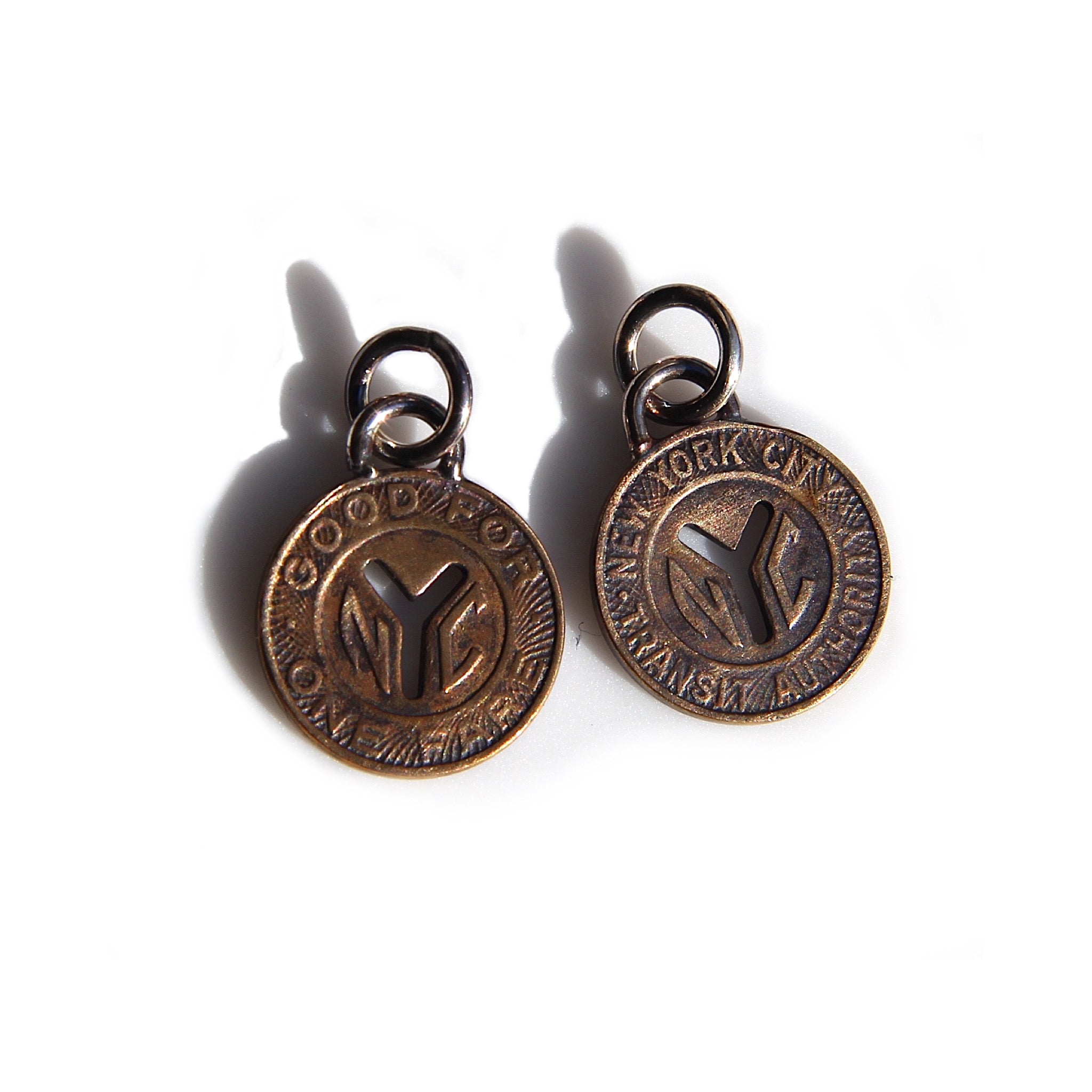 NYC Subway Token Charm