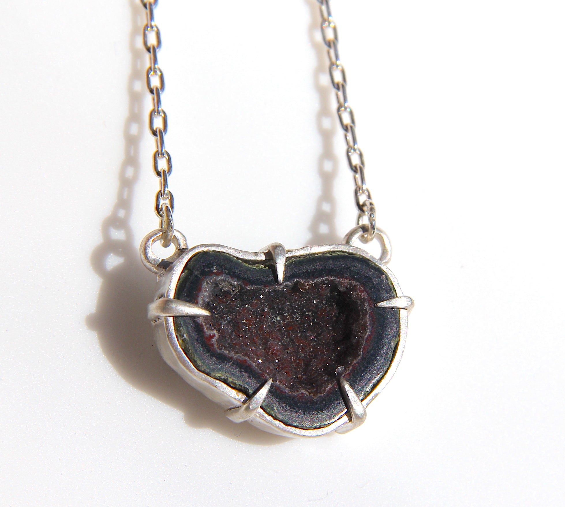 Tabasco Geode Oval Necklace