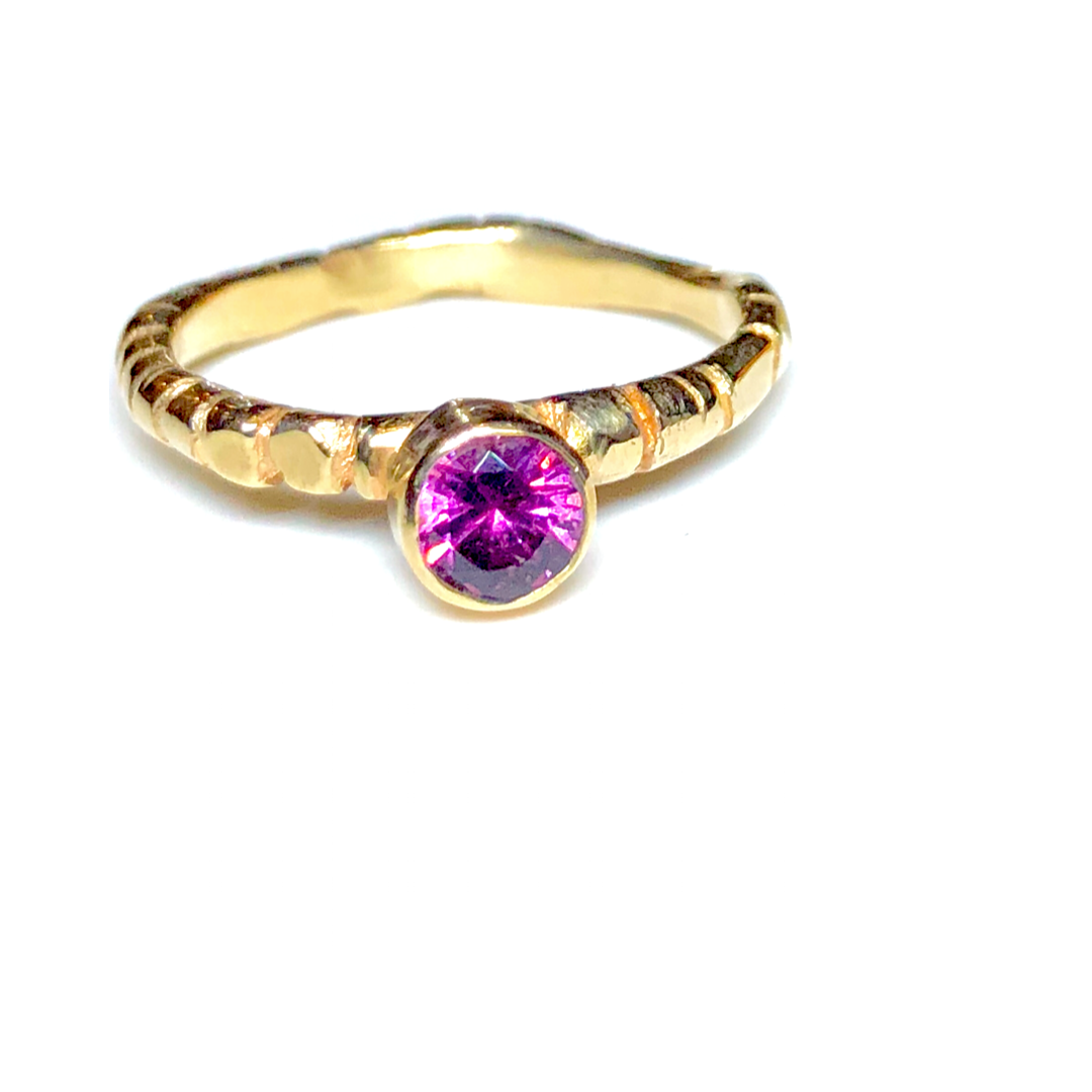 Pink Spinel Ring