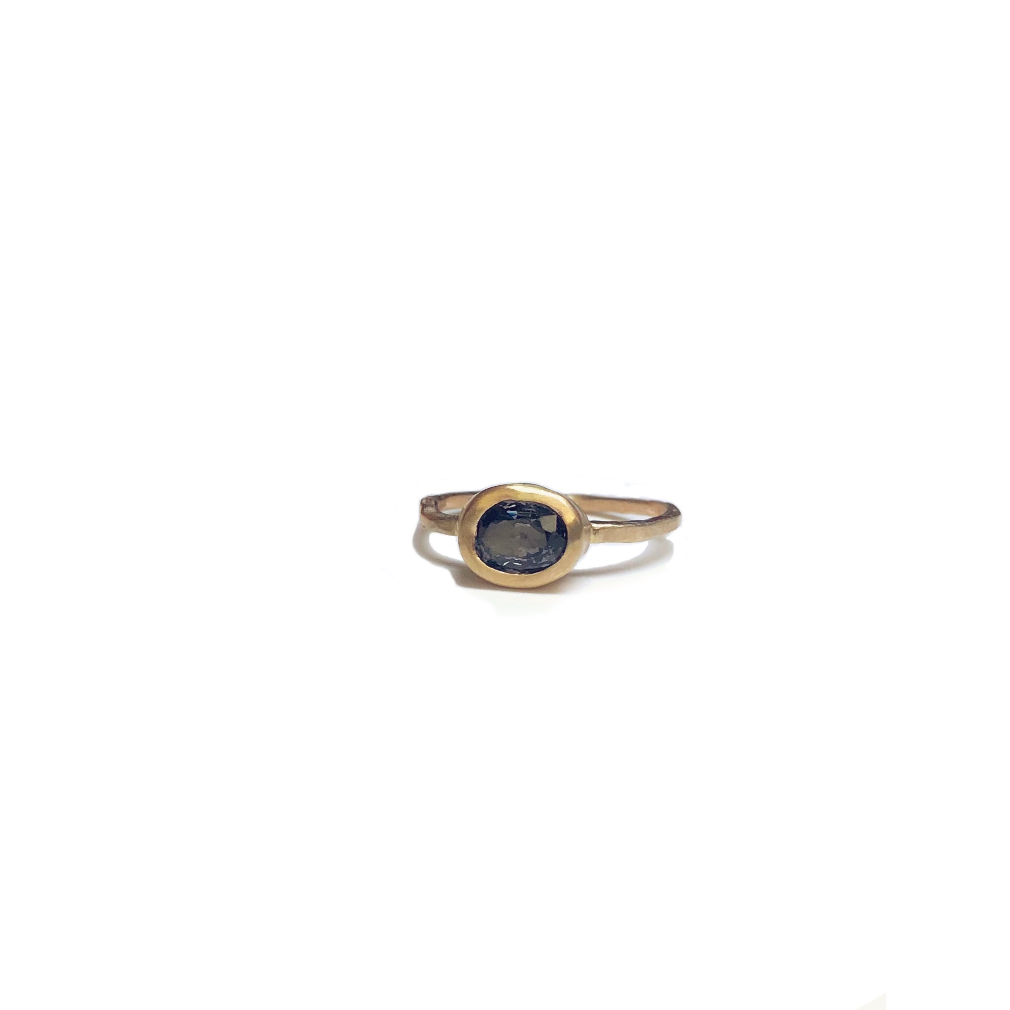 Gray & Gold Spinel Ring