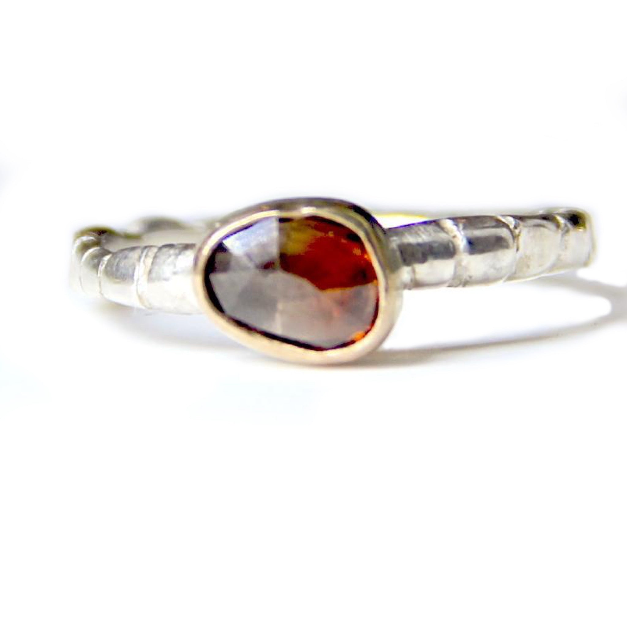 Bi-Color Zircon Ring