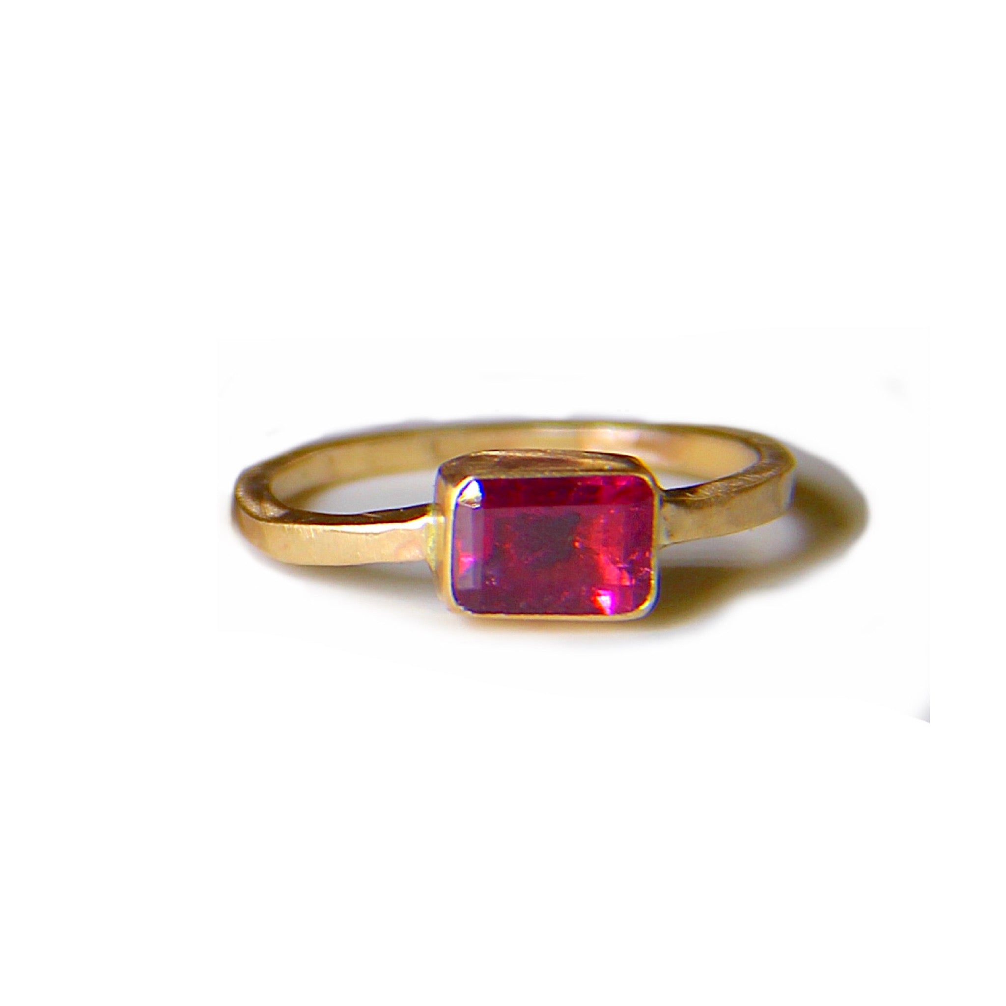 Pink Tourmaline Ring