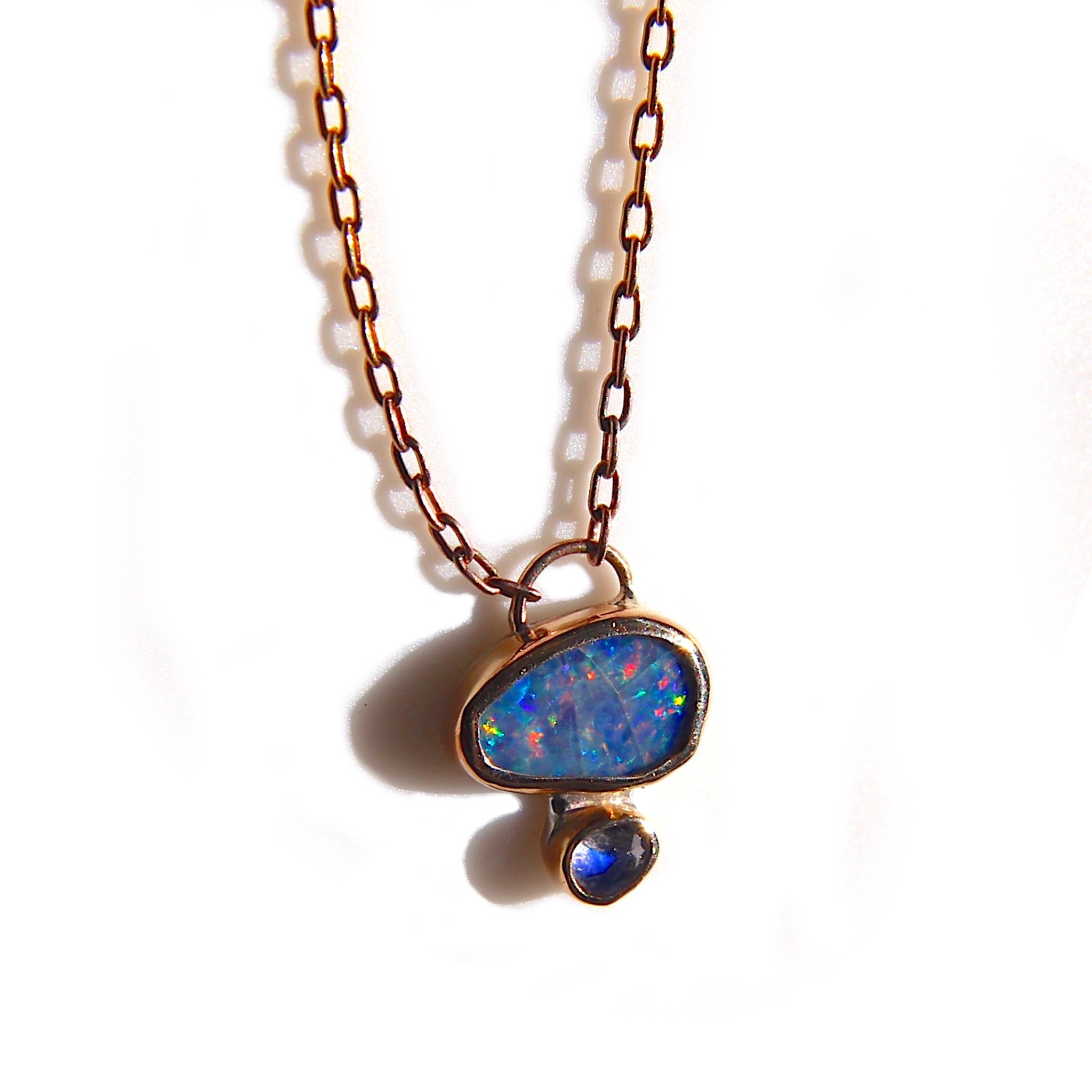 Opal & Moonstone necklace