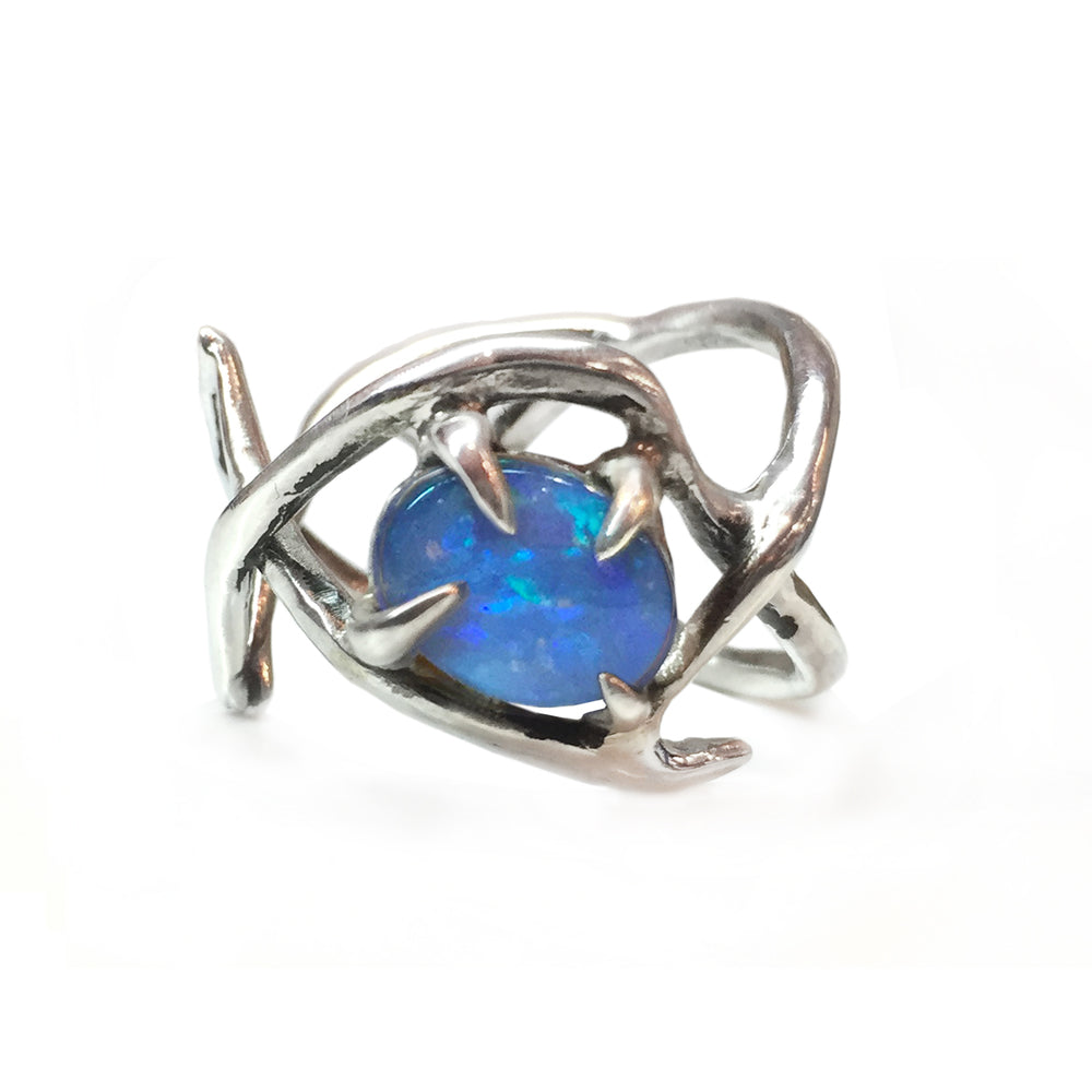 Boulder Opal Ring