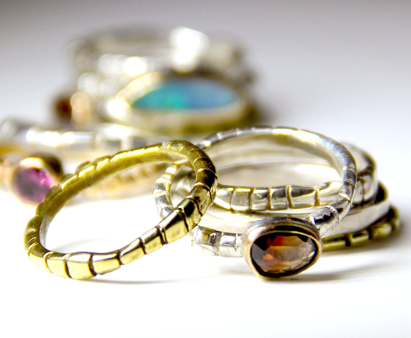Bi-Color Zircon Ring