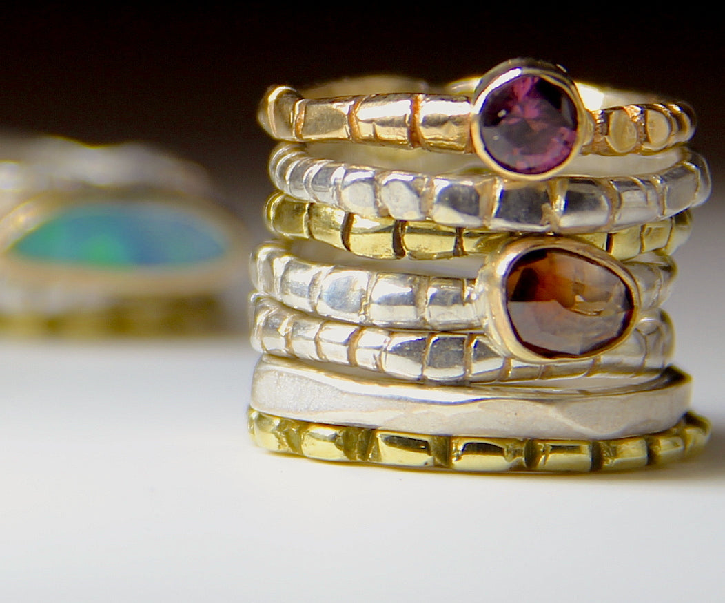 Bi-Color Zircon Ring