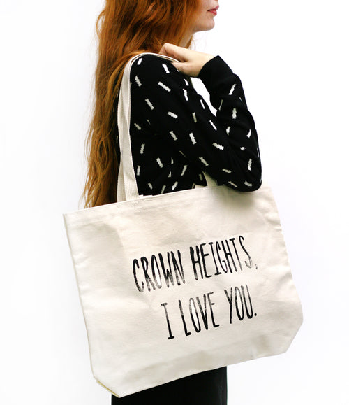 Crown Heights I love You Tote